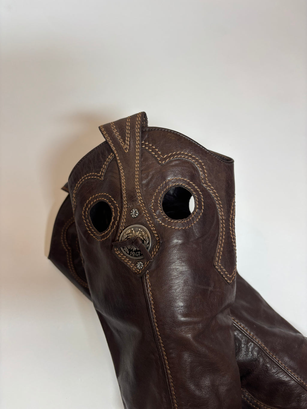 SS06 Christian Dior Leather Cowboy Boots